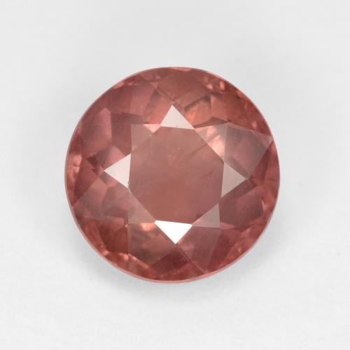 Granada malaia rosa natural 2,27ct, corte redondo, VS
