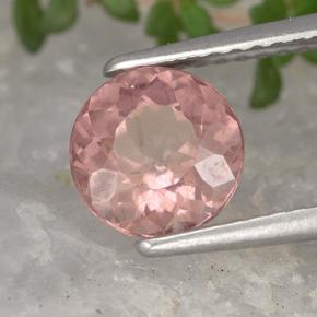 Granada malaia rosa natural 1,50ct, corte redondo, VS