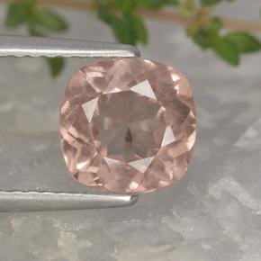 Granada malaia rosa natural 1,99ct, almofada cortada, VS