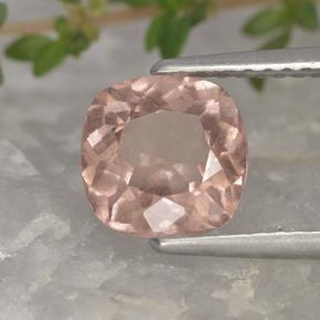 Granada malaia rosa natural 1,99ct, almofada cortada, VS
