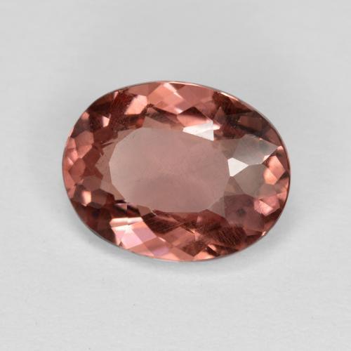 Malaya Garnet vermelho indiano Natural 2.14ct, Corte Oval, VS