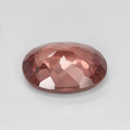 Malaya Garnet vermelho indiano Natural 2.14ct, Corte Oval, VS