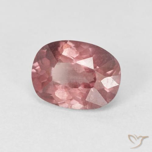 Malaya Garnet Rosa escuro Natural 1.71ct, Corte Oval, VS