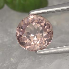 Granada malaia rosa natural 1,07ct, corte redondo, VS