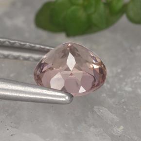 Granada malaia rosa natural 1,07ct, corte redondo, VS
