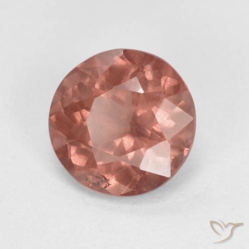 Malaya Garnet rosa médio Natural 0.83ct, Redondo, VS