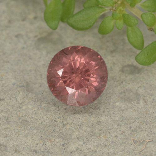 1.07ct Natural Tijolo vermelho Malaya Garnet, Redondo, VS