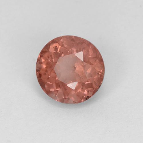 Granada malaia rosa natural 1,04ct, corte redondo, VS