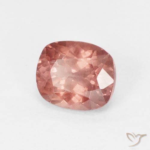 Malaya Garnet Toranja Rosa Natural 1.02ct, Almofada cortada, VS