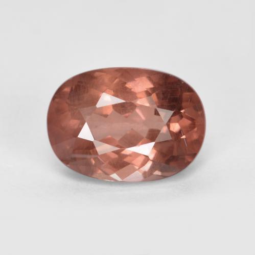 Granada malaia rosa natural 1,21ct, almofada cortada, VS
