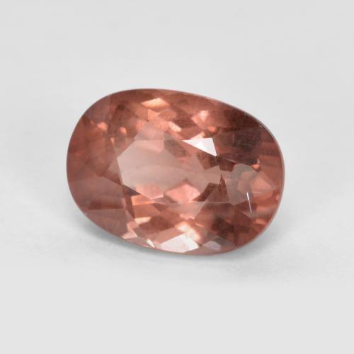 Granada malaia rosa natural 1,21ct, almofada cortada, VS