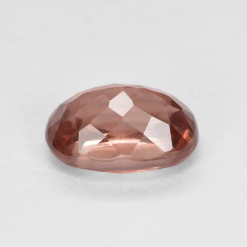 Granada malaia rosa natural 1,21ct, almofada cortada, VS