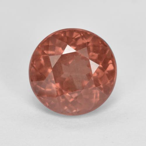 Granada malaia rosa natural 2,19ct, corte redondo, VS