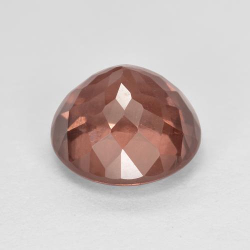 Granada malaia rosa natural 2,19ct, corte redondo, VS