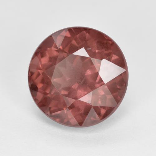 Granada malaia rosa natural 4,43ct, corte redondo, VS