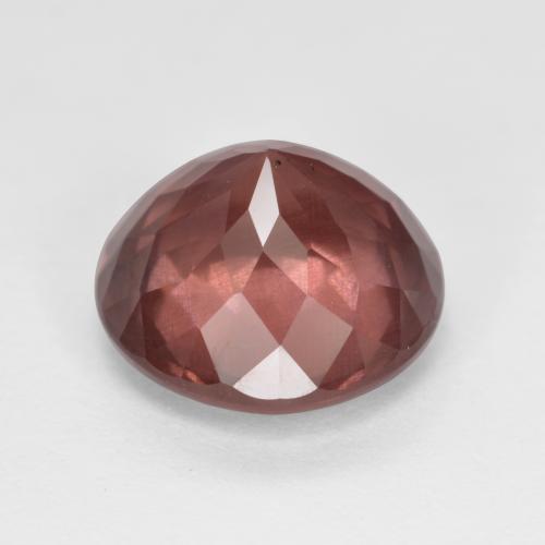 Granada malaia rosa natural 4,43ct, corte redondo, VS