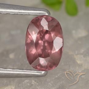 Malaya Garnet Rosa escuro Natural 0.62ct, Almofada cortada, VS