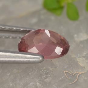 Malaya Garnet Rosa escuro Natural 0.62ct, Almofada cortada, VS