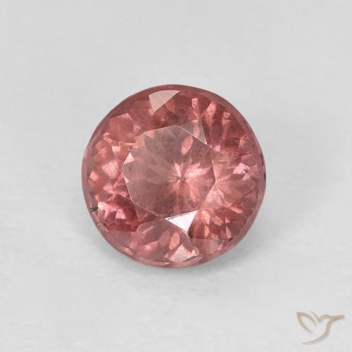 Malaya Garnet rosa médio Natural 0.80ct, Redondo, VS