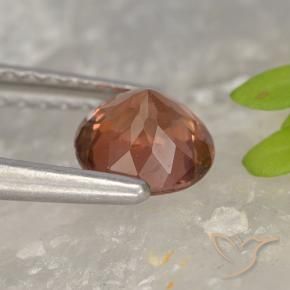 Malaya Garnet Framboesa Rosa Natural 0.83ct, Redondo, VS