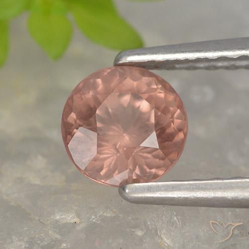 Malaya Garnet rosa médio Natural 0.78ct, Redondo, VS