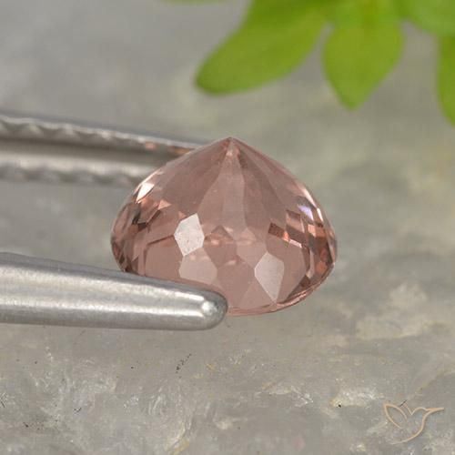 Malaya Garnet rosa médio Natural 0.78ct, Redondo, VS