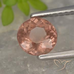 Malaya Garnet rosa médio Natural 0.98ct, Redondo, VS