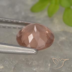 Malaya Garnet rosa médio Natural 0.98ct, Redondo, VS