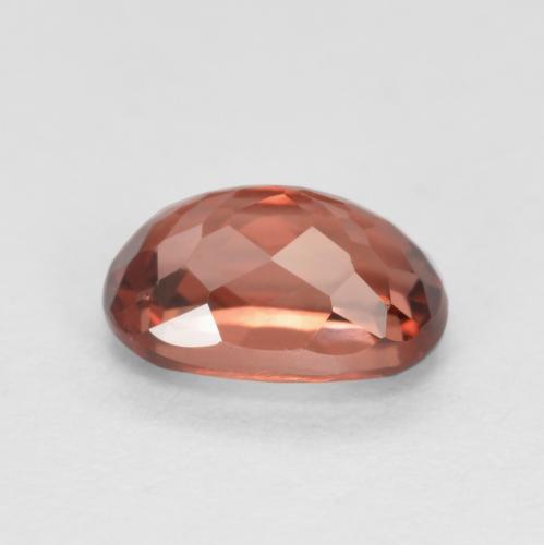 Granada malaia vermelho natural 0,76ct, almofada cortada, VVS-VS
