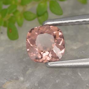 Granada malaia rosa natural 0,60ct, almofada cortada, VVS-VS
