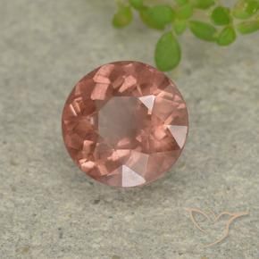 Malaya Garnet Framboesa Rosa Natural 1.54ct, Redondo, VS