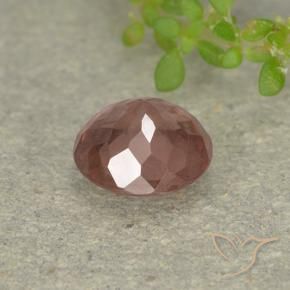 Malaya Garnet Framboesa Rosa Natural 1.54ct, Redondo, VS