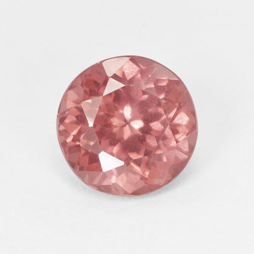 Malaya Garnet rosa médio Natural 1.70ct, Corte Redondo, VS