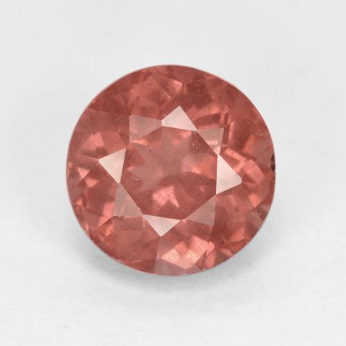 Granada malaia rosa natural 1,70ct, corte redondo, VS