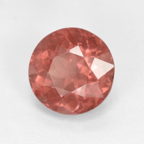 Granada malaia rosa natural 1,70ct, corte redondo, VS