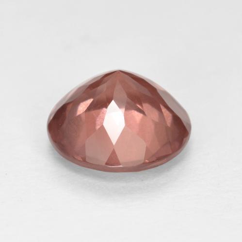 Granada malaia rosa natural 1,51ct, corte redondo, VS