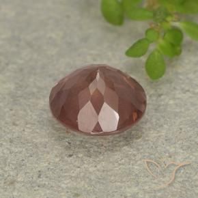 Malaya Garnet rosa médio Natural 1.81ct, Redondo, VS
