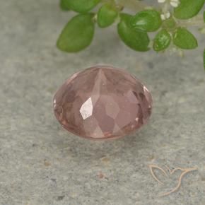 Malaya Garnet rosa médio Natural 0.68ct, Redondo, VS