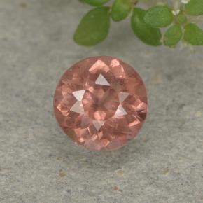 Granada malaia rosa natural 0,58ct, corte redondo, VS