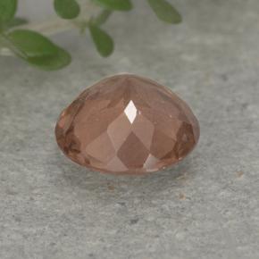 Granada malaia rosa natural 0,94ct, corte redondo, VS