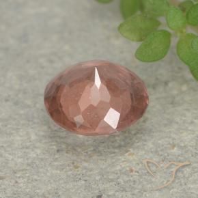 Malaya Garnet rosa médio Natural 0.77ct, Redondo, VS