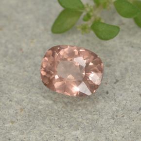 Granada malaia rosa natural 0,46ct, almofada cortada, VS