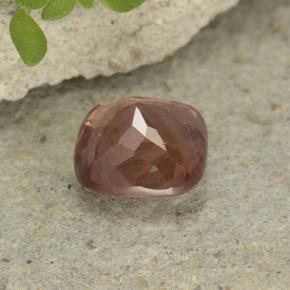 Granada malaia rosa natural 1,24ct, almofada cortada, VS
