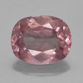 Granada malaia rosa natural 3,84ct, almofada cortada, VS