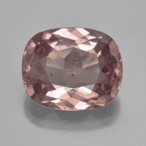Granada malaia rosa natural 4,50ct, almofada cortada, VS