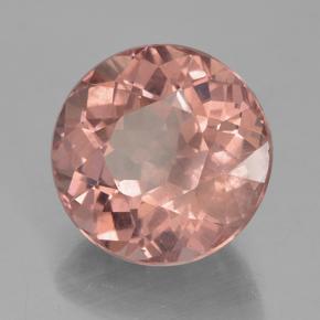 Granada malaia rosa natural 5,52ct, corte redondo, VS