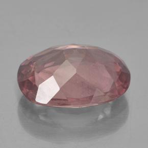 Granada malaia rosa natural 3,77ct, almofada cortada, VS