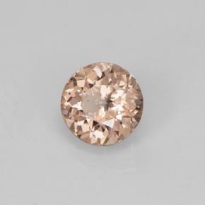 Granada malaia amarelo natural 1,44ct, corte redondo, VS