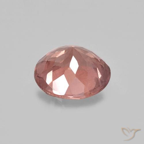 Malaya Garnet rosa médio Natural 1.63ct, Corte Redondo, VS