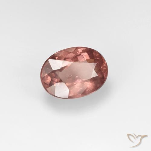 Malaya Garnet Vermelho Tijolo Claro Natural 1.65ct, oval, VS